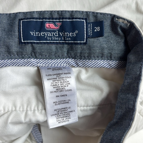 Vineyard Vines Men's tan khaki Chino Shorts sz 28 - Picture 4 of 4